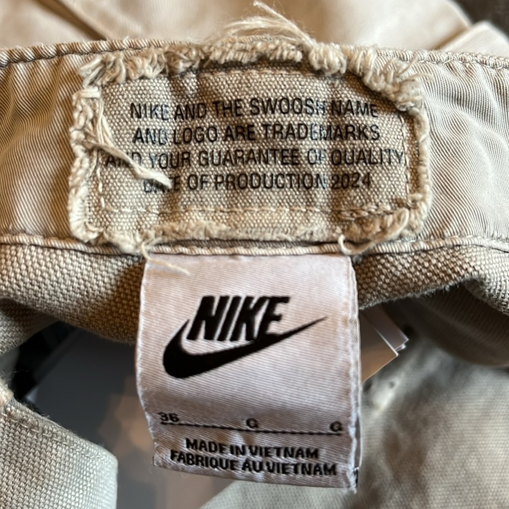 Nike Life P44 Cargo Utility Canvas Shorts FZ6571 dye Mens 36 NWT $95 - Picture 12 of 12